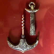 cavatappi vintage in ottone a forma di ancora