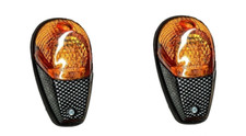 2X FRECCE MOTO LENTE ARANCIO