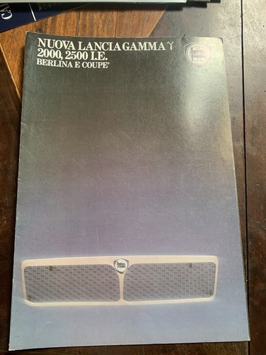 Depliant auto vintage lancia - vintage,