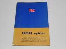 FIAT  850 SPIDER CATALOGO