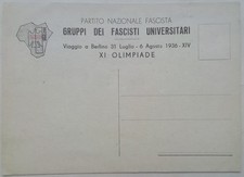 CARTOLINA GRUPPO FASCISTA
