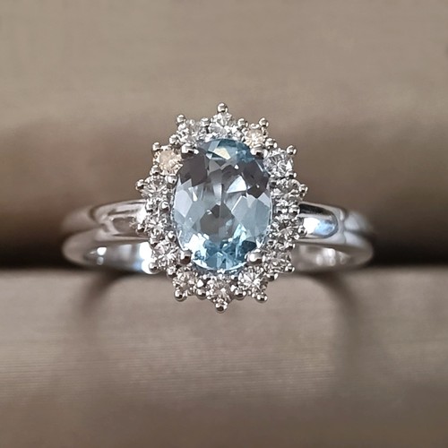 Anello fiore oro bianco kt - bianco,