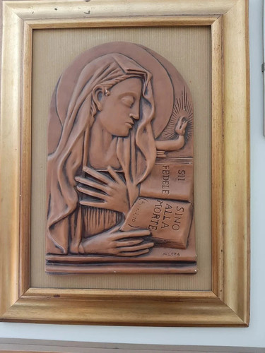 Quadro bassorilievo madonna - quadro,