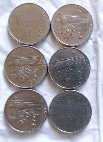 Monete 100 lire - 6,
