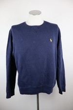 RALPH LAUREN FELPA MAGLIA UOMO TG L MAN SPORT JACKET SWEATSHIRT VINTAGE COTONE