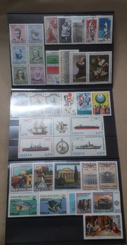 1978 italia francobolli annata - francobolli,