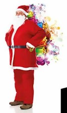 Costume babbo natale rosso - costume,