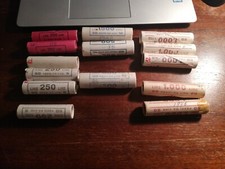 Lotto Di 14 Rotolini Monete