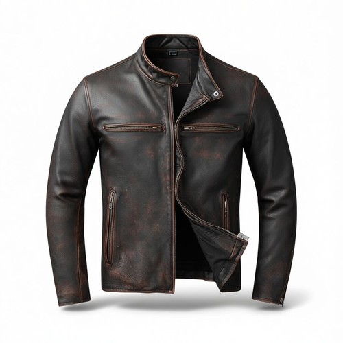 Giacca pelle uomo - , cafe