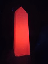 Pink mangano calcite tower