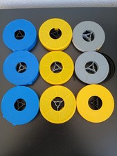 Lotto 9 Bobine Pellicole Super 8 mm + Custodie Vintage Usate