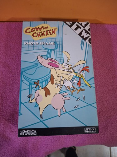 Cow and chicken portafoto - and,