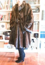 Pelliccia  visone selvaggio Pelliccerie Canali, taglia 44/46.