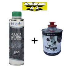 KIT ADDITIVI ANTIATTRITO NANOTECNOLOGICO BLUE + PULIZIA INTERNA MOTORE BLUE
