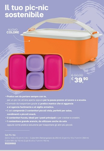Tupperware set pic nic - nic, pz)