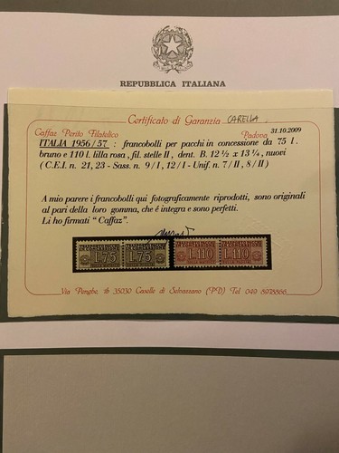 Rari pacchi concessione - in,
