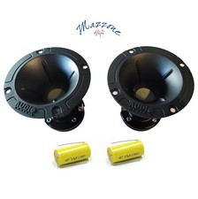 AUDIOSYSTEM AZ-33 COPPIA TWEETER 200W RMS MAX 400  CONDENSATORI + TROMBA TW SP L