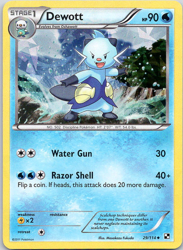 Dewott 114 holo ghiaccio - 29/114,