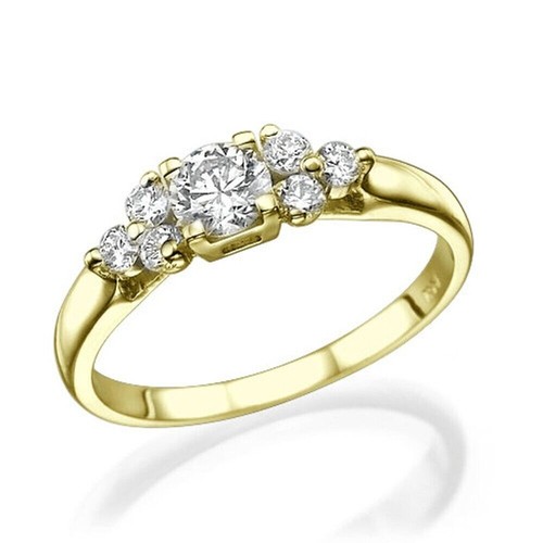 Anello fidanzamento oro - anello,