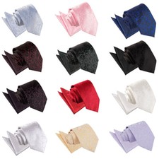 Cravatta uomo fazzoletto set