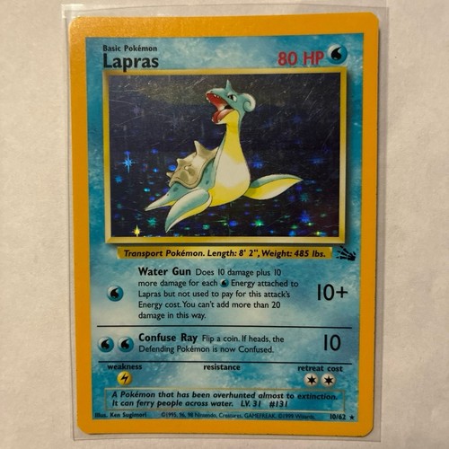 Lapras fossil holo - lapras,