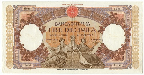 10000 lire capranesi - 10000,