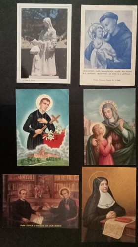 Lotto cartoline santi - lotto,