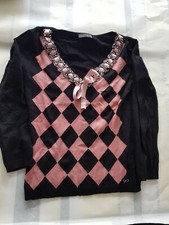 Maglioncino scollo a V VDP  Via Delle Perle Tg S