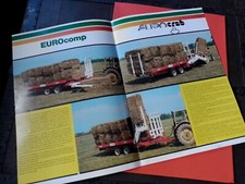 EUROCOMP RIMORCHI BALLE FIENO FATTORIA FARM FORNITURE brochure PROSPEKT 