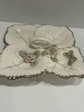 Piatto caramelle floreale