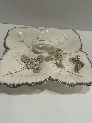 Piatto caramelle floreale