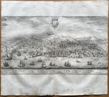 Merian 1650 Veduta di Genova