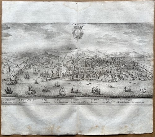Merian 1650 veduta - merian, genova