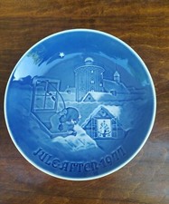  COPENHAGEN ROYAL BING &GRONDAHL PIATTO  1977 ORIGINALE PORCELLANA PRIMA SCELTA 