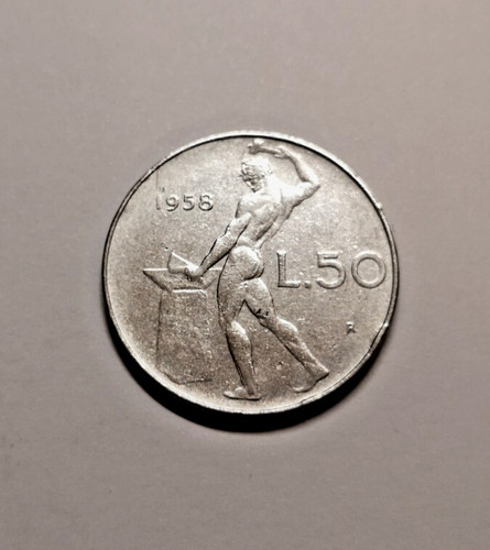 Moneta lire rep - 50,