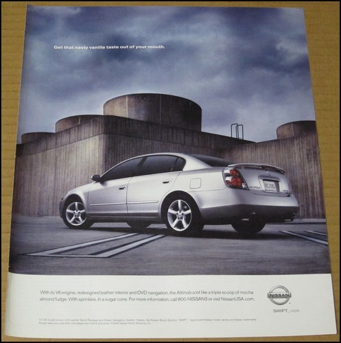 Pubblicità stampa nissan - pubblicità,