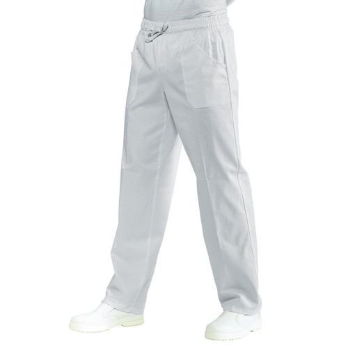 Pantalone cuoco bianco 150gr - pantalone,