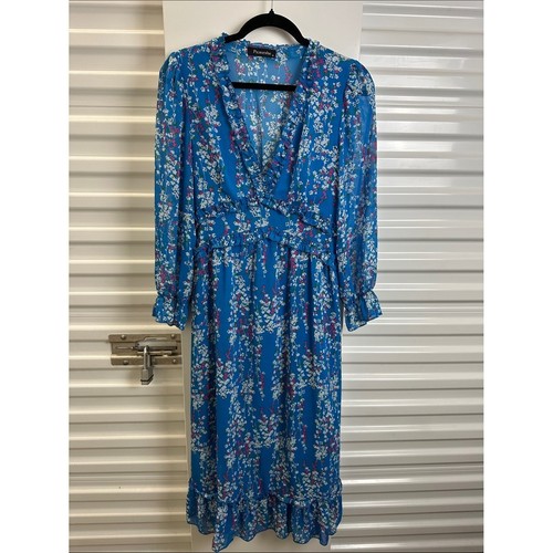 Abito midi picaurshe blu - abito,