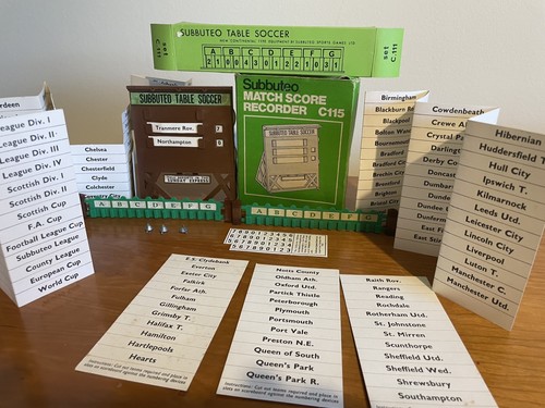 Subbuteo job lot - subbuteo, segnapunti