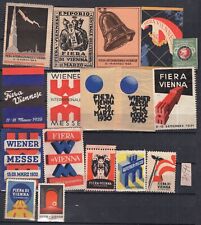 ES7599 Timbro Poster: Fiera di Vienna - diversi anni e lingua
