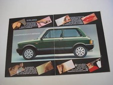 advertising Pubblicità 1983 AUTOBIANCHI A112 A 112 LX