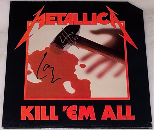 Metallica kill all signed - kill, 'em