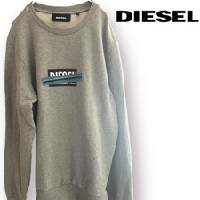 Felpa uomo DIESEL grigia con