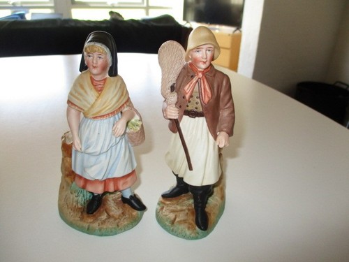 Coppia figure bisquit - di,