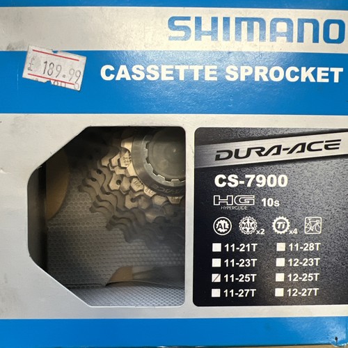 Cassetta shimano dura - dura, ace