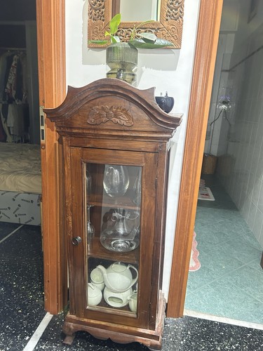 Credenza vetrina antica - , in
