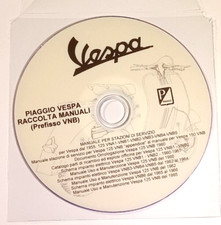 CD MANUALI SERVIZIO e USO PIAGGIO VESPA VNB1 VNB2 VNB3 VNB4 VNB5 VNB6 1955-1966