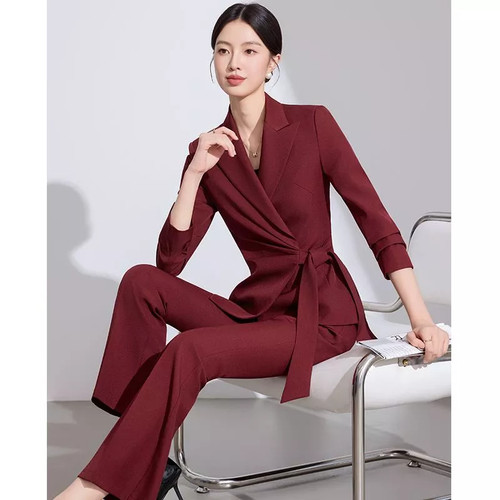 Completo donna rosso vino con - donna,