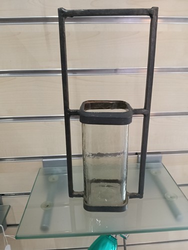 Vaso vetro con - con, telaio
