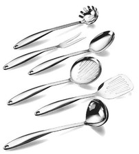 morinox utensile da cucina linea bombè schiumarola acciaio inox 18/8  made in it